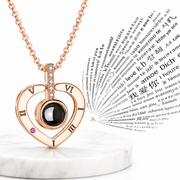 Collar Corazón · Te amo en 100 idiomas